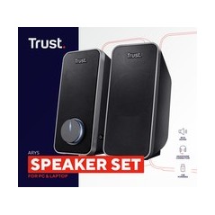 Buy Trust Arys Black Speakers - Premium Sound Quality & Stylish Design - Item No. 8713439201796